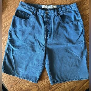 Vintage GAP Men's Button Fly Blue Shorts